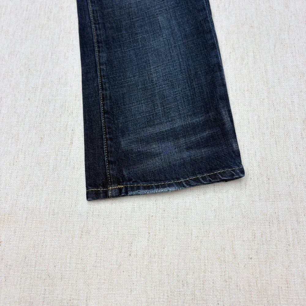American Eagle Slim Straight Dark Wash Jeans Mens 26x28 100% Cotton Made In 2013